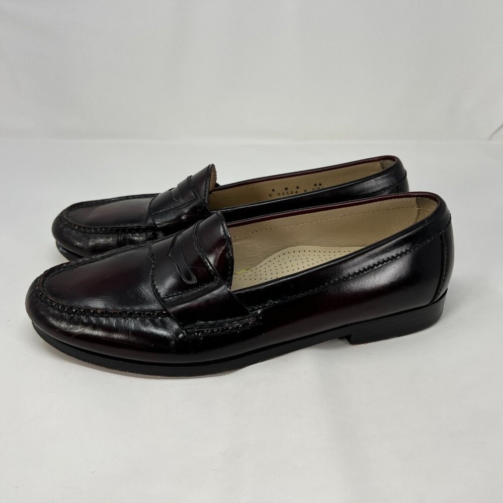 Cole Haan Penny Loafer Mens 9D Burgundy 03504 Office Preppy